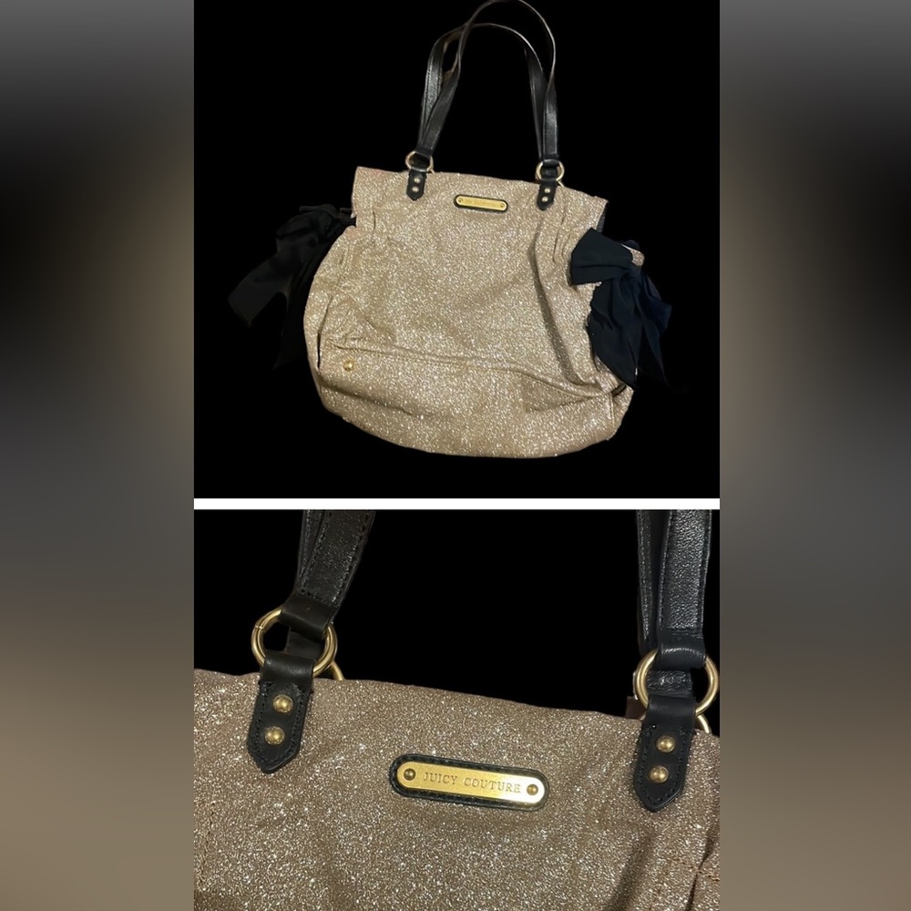 Juicy Couture Stardust Freja Glitter Bag EUC